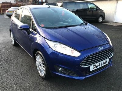 Used Ford Fiesta Titanium 2014 Blue Hatchback
