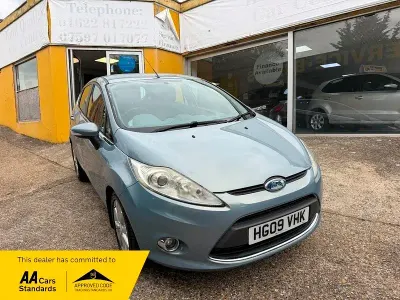 Used Ford Fiesta Zetec 96 HP (70 kW) 2009 Blue Hatchback