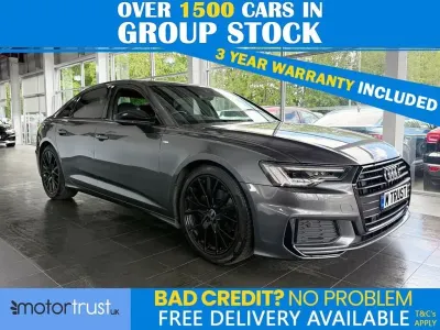 Usado Audi A6 Black Edition 204 CV (150 kW) 2021 Gris Berlina
