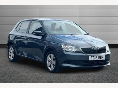Used Skoda Fabia SE 89 HP (65 kW) 2016 Grey Hatchback