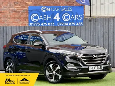 Used Hyundai Tucson 136 HP (100 kW) 2016 Black SUV