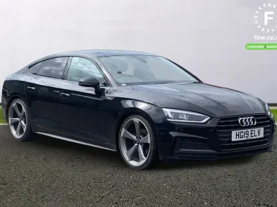 Usado Audi A5 Black Edition 190 HP (139 kW) 2019 Preto Coupé