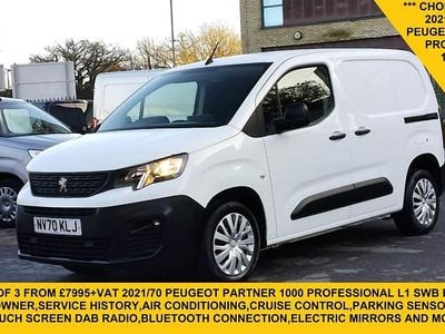 White Used 2021 Peugeot Partner MPV | £7,995 (Good price)