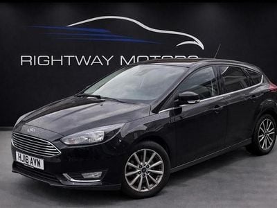 Black Used 2018 Ford Focus Titanium Hatchback | £7,995 (Good price)