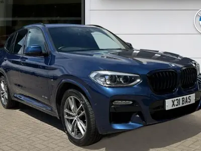 Used BMW X3 M Sport 181 HP (133 kW) 2018 Blue SUV
