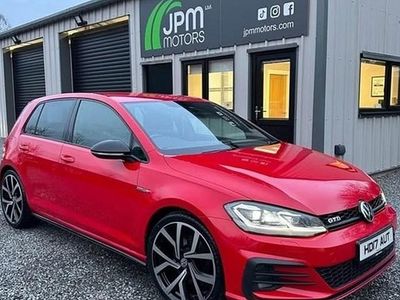 Used VW Golf VII GTD 184 HP (135 kW) 2017 Red Hatchback