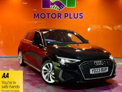Used Audi A3 Sportback S-Line 150 HP (110 kW) 2023 Black Hatchback