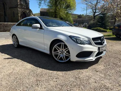 Usado Mercedes E350 AMG line 258 HP (189 kW) 2017 Branco Coupé