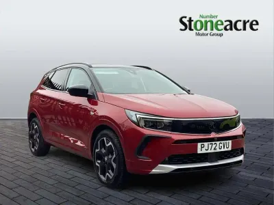 Used Vauxhall Grandland X Ultimate 130 HP (95 kW) 2022 Red SUV