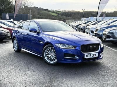 Blue Used 2017 Jaguar XE R-Sport Sedan | £5,495 (Good price)