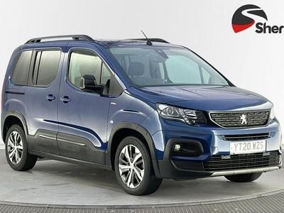 Used Peugeot Rifter GT-line 130 HP (95 kW) 2020 Blue MPV