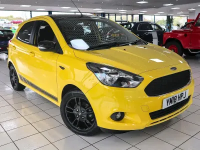 Used Ford Ka Plus Zetec 85 HP (62 kW) 2018 Yellow Hatchback
