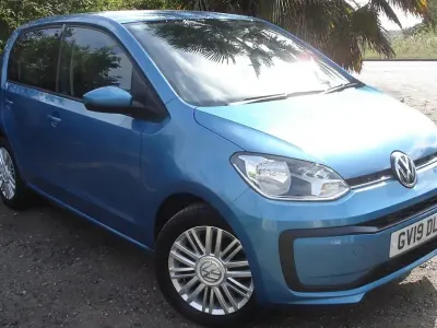 Used VW up! move up! 60 HP (44 kW) 2019 Blue Hatchback