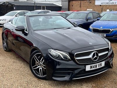 used Mercedes E220 E Class 2.0AMG Line (Premium) Cabriolet G Tronic+ Euro 6 (s/s) 2dr