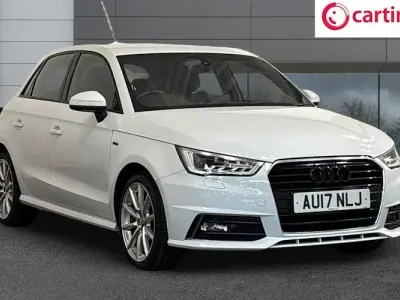 Used Audi A1 Sportback S-Line 125 HP (91 kW) 2017 White Hatchback