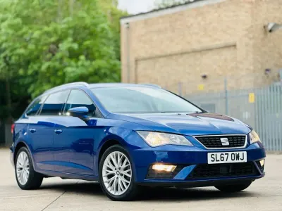 Begagnad Seat Leon ST SE Dynamic 110 HK (80 kW) 2017 Blå Kombi