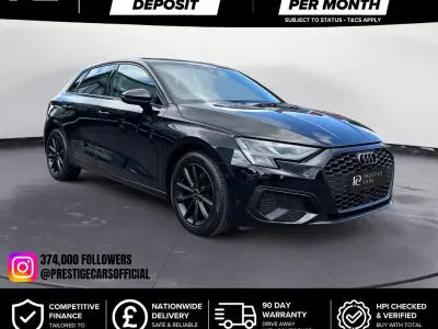 Used Audi A3 Design 110 HP (80 kW) 2023 Black Sedan