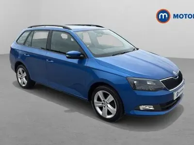 Used Skoda Fabia SE L 110 HP (80 kW) 2018 Blue Estate