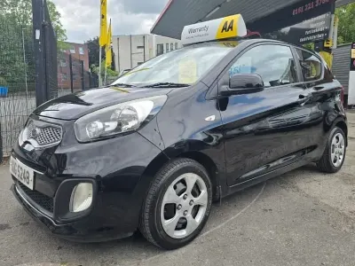Used Kia Picanto Air 68 HP (50 kW) 2012 Black Hatchback