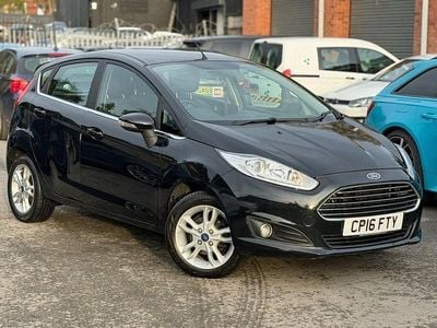Black Used 2016 Ford Fiesta Zetec Hatchback | £6,495 (Fair price)