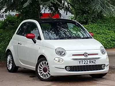 Used Fiat 500 Red 70 HP (51 kW) 2022 White Hatchback