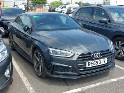 Used Audi A5 Black Edition 150 HP (110 kW) 2019 Grey Coupe