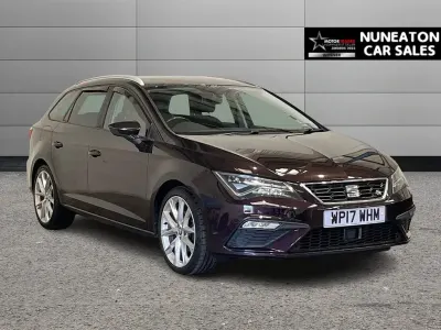 Used Seat Leon ST FR 150 HP (110 kW) 2017 Purple Estate