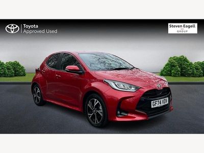 Used Toyota Yaris Hybrid Design 2024 Red Hatchback