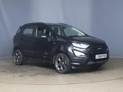 Used Ford Ecosport ST-Line 125 HP (91 kW) 2018 Black SUV