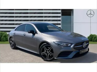 Used Mercedes CLA200 AMG Line Premium 161 HP (118 kW) 2023 Grey Coupe