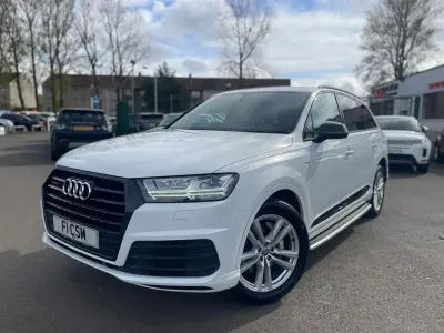 Used Audi Q7 S-Line 272 HP (200 kW) 2018 White SUV