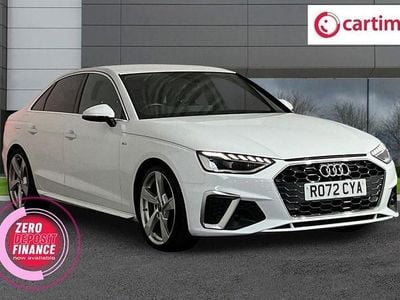 White Used 2022 Audi A4 S-Line Sedan | £19,596 (Good price)