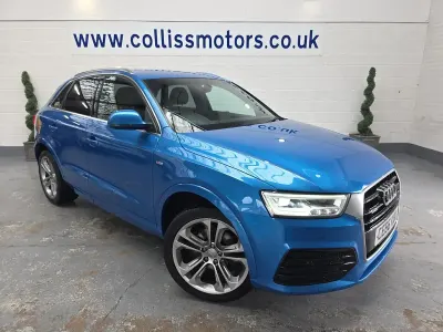 Usado Audi Q3 S-line plus 180 HP (132 kW) 2016 Azul SUV