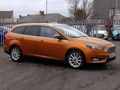 Orange Used 2017 Ford Focus Titanium Estate | £6,490 (Fair price)