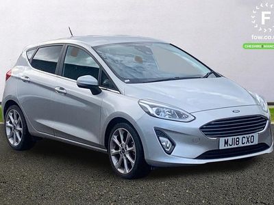 Silver Used 2018 Ford Fiesta Titanium Hatchback | £9,099 (Fair price)