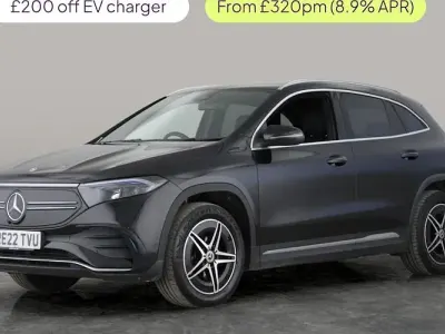 Used Mercedes EQA350 AMG line 214 kW (292 HP) 2022 Black SUV