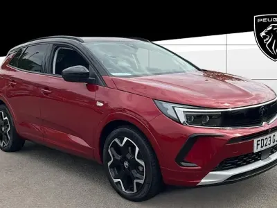 Used Vauxhall Grandland X Ultimate 131 HP (96 kW) 2023 Red SUV