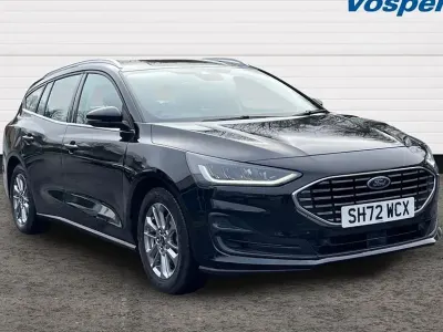 Used Ford Focus Titanium 123 HP (90 kW) 2022 Black Estate