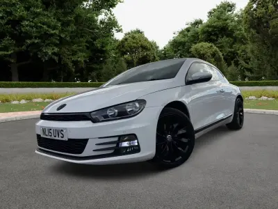 Begagnad VW Scirocco GT 2015 Vit Sportkupé