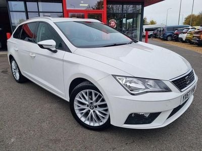 Used Seat Leon ST SE Dynamic 110 HP (80 kW) 2017 White Estate