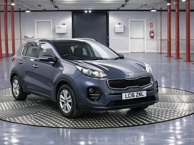 Used Kia Sportage 114 HP (83 kW) 2016 Blue SUV