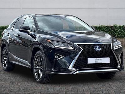 Used Lexus RX450h Sport Line 2017 Black SUV