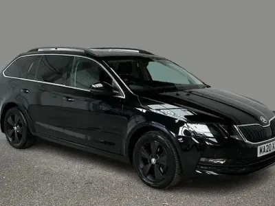 Used Skoda Octavia SE Technology 116 HP (85 kW) 2020 Black Estate