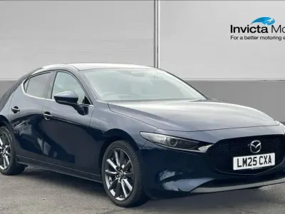 Usado Mazda 3 Exclusive-Line 138 HP (101 kW) 2025 Azul Citadino
