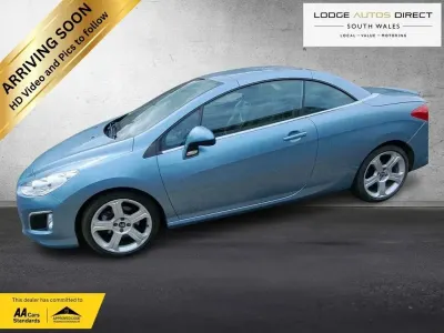 Used Peugeot 308 CC Allure 156 HP (114 kW) 2013 Blue Cabriolet