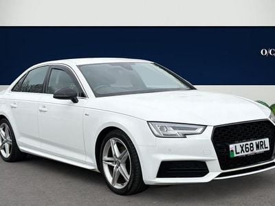 Used Audi A4 S-Line 150 HP (110 kW) 2018 White Sedan
