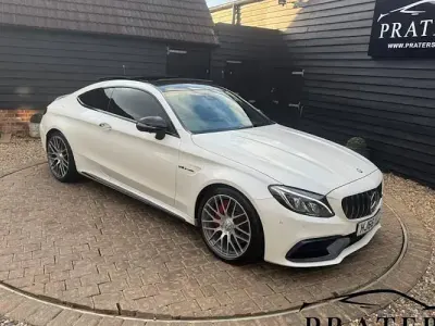 Used Mercedes C63 AMG Premium 476 HP (350 kW) 2016 White Coupe