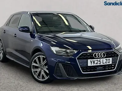 Used Audi A1 Sportback S-Line 95 HP (69 kW) 2025 Blue Hatchback