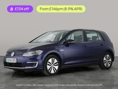 Used VW e-Golf 100 kW (136 HP) 2019 Blue Hatchback