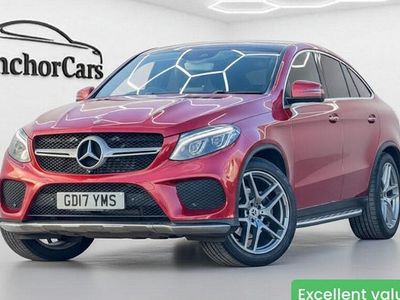 Used Mercedes GLE350 AMG Line Premium Plus 258 HP (189 kW) 2017 Red Coupe